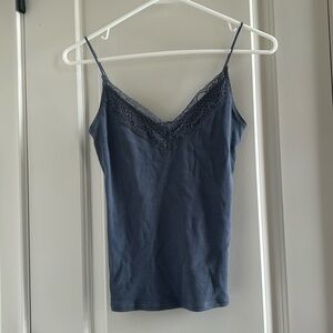 Blue Hollister tank top